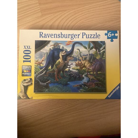 Ravensburger Land of the Giants Dinosaur Puzzle XXL Complete All 100 Pieces - Picture 1 of 7